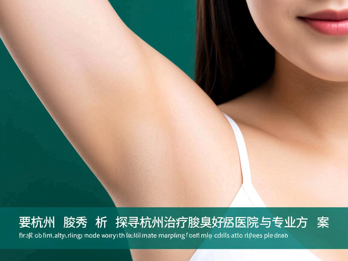 杭州腋秀解析，探寻杭州治疗腋臭最好的医院与专业方案