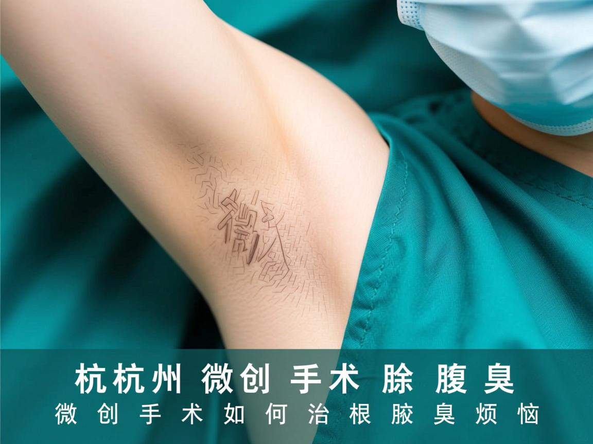 杭州微创手术除腋臭，微创手术如何根治腋臭烦恼