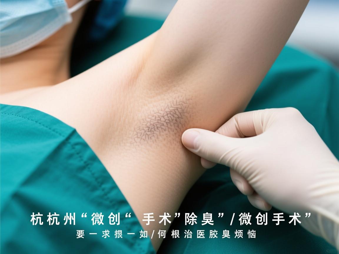 杭州微创手术除腋臭，微创手术如何根治腋臭烦恼