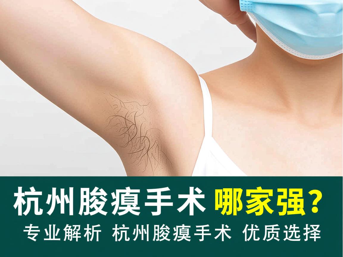 杭州腋臭手术哪家强？专业解析杭州腋臭手术优质选择