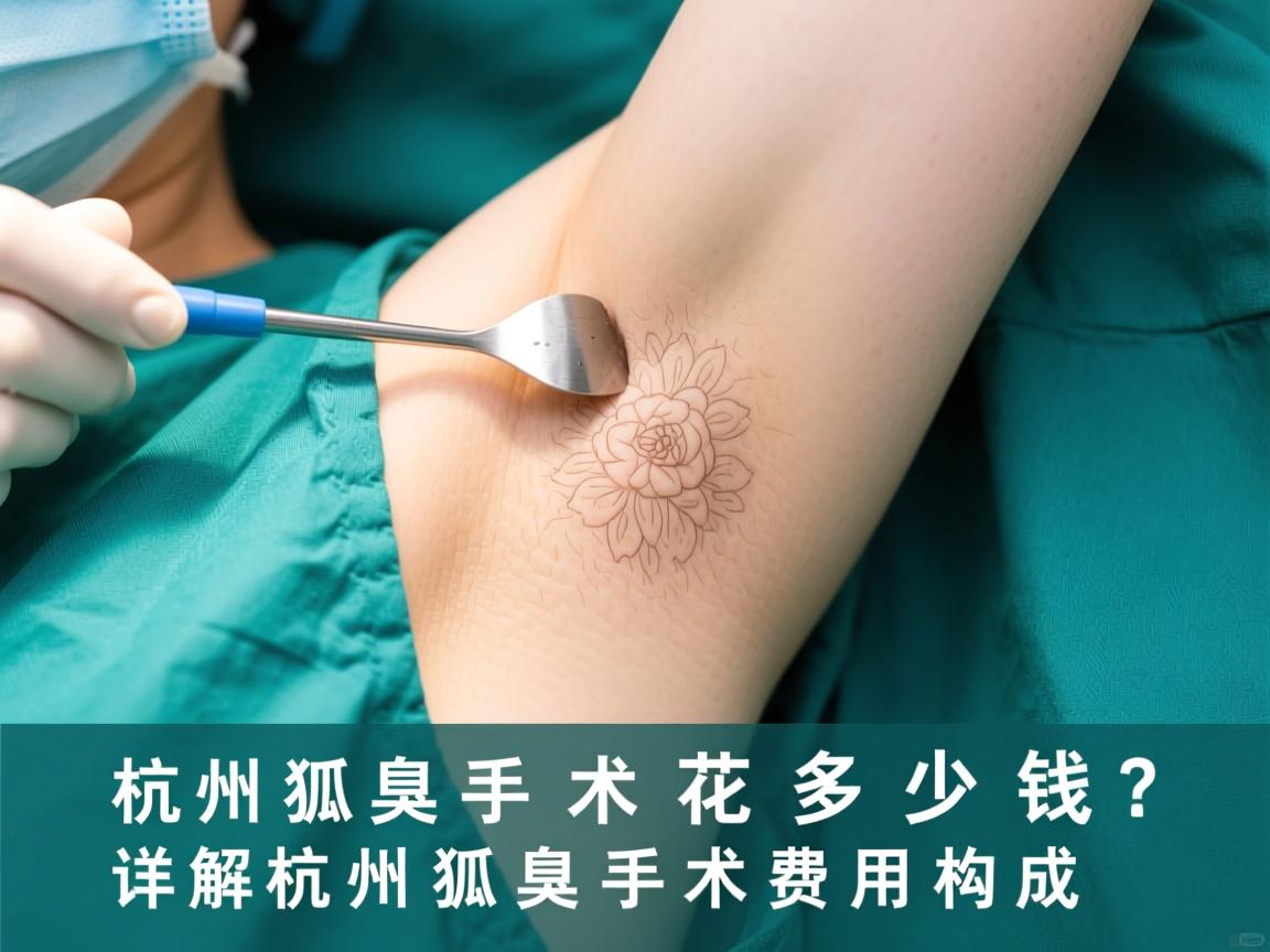 杭州狐臭手术花多少钱？详解杭州狐臭手术费用构成