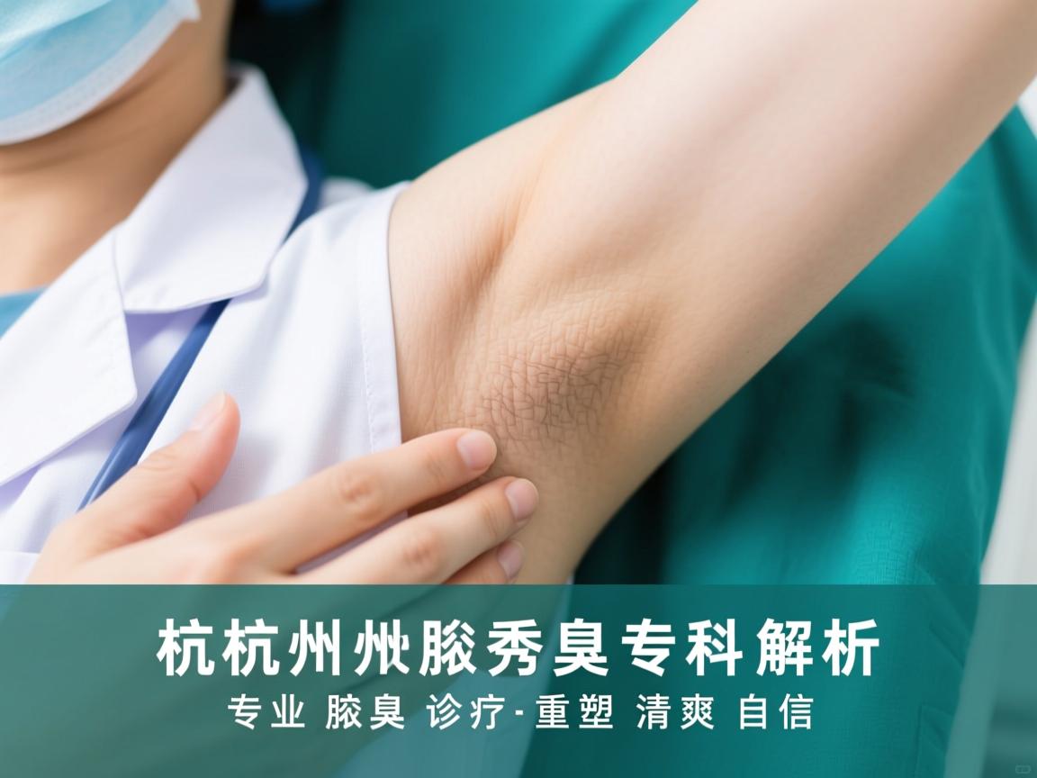 杭州腋秀腋臭专科解析，专业腋臭诊疗，重塑清爽自信