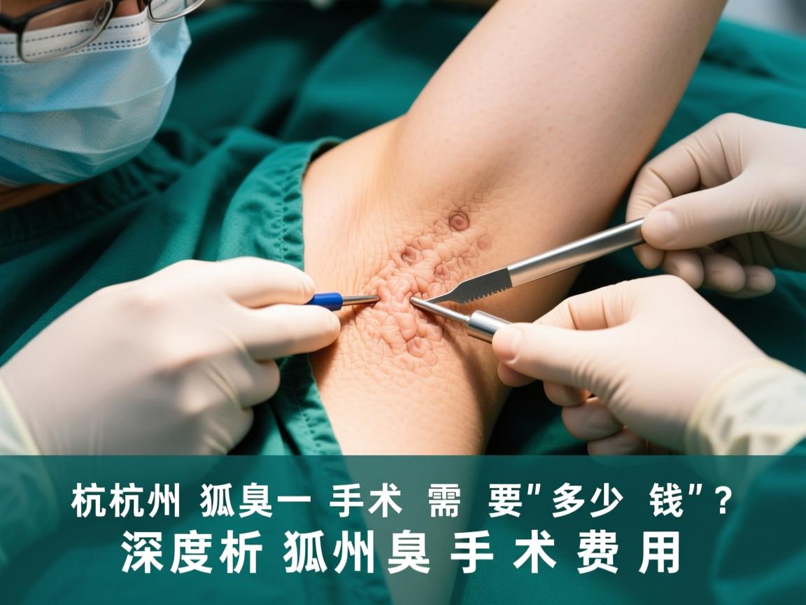 杭州狐臭手术需要多少钱？深度解析杭州狐臭手术费用