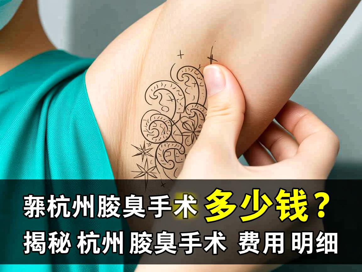 杭州腋臭手术多少钱？揭秘杭州腋臭手术费用明细