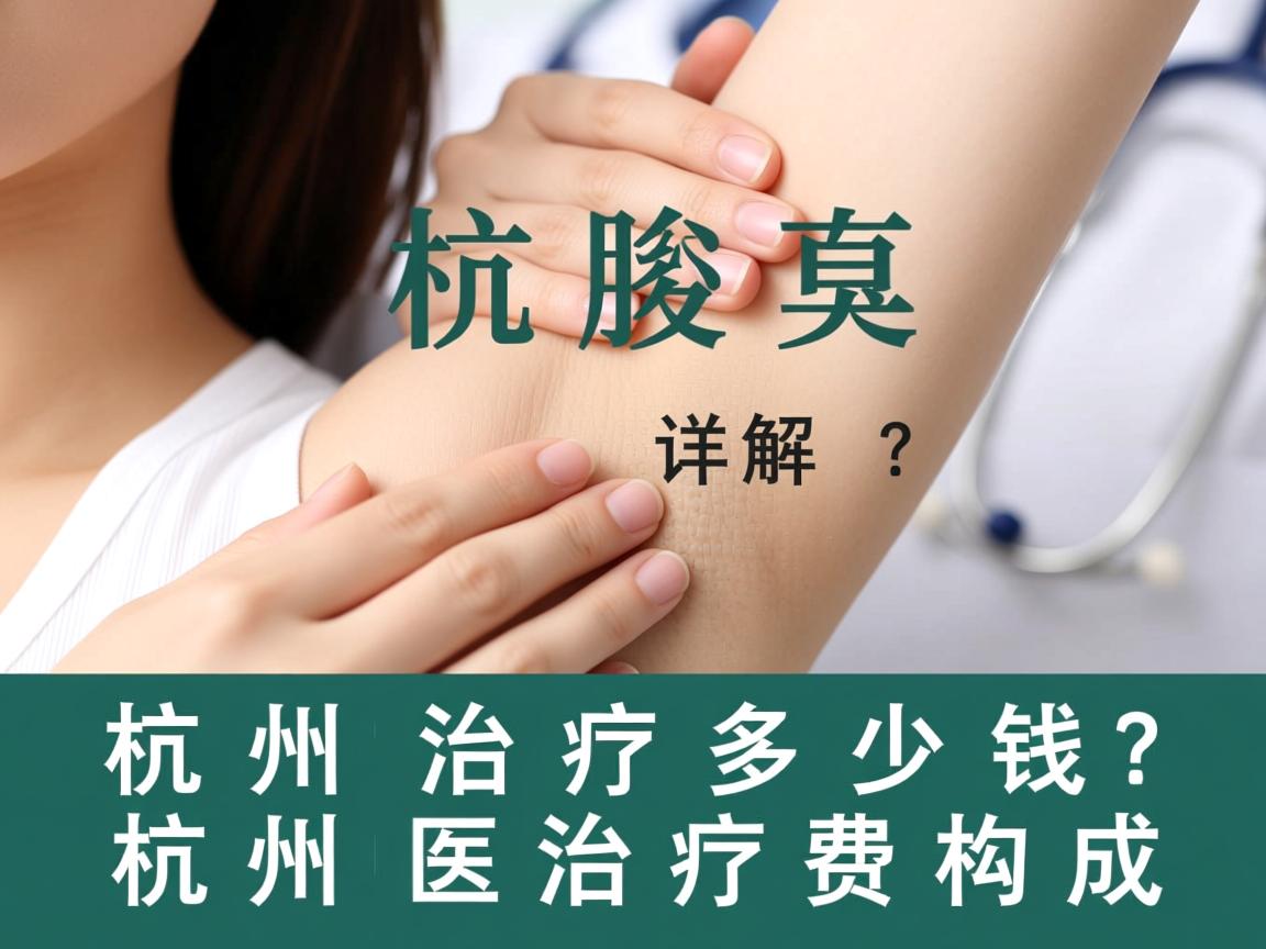 杭州腋臭治疗多少钱？详解杭州腋臭治疗费用构成