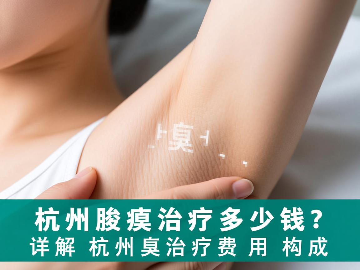 杭州腋臭治疗多少钱？详解杭州腋臭治疗费用构成