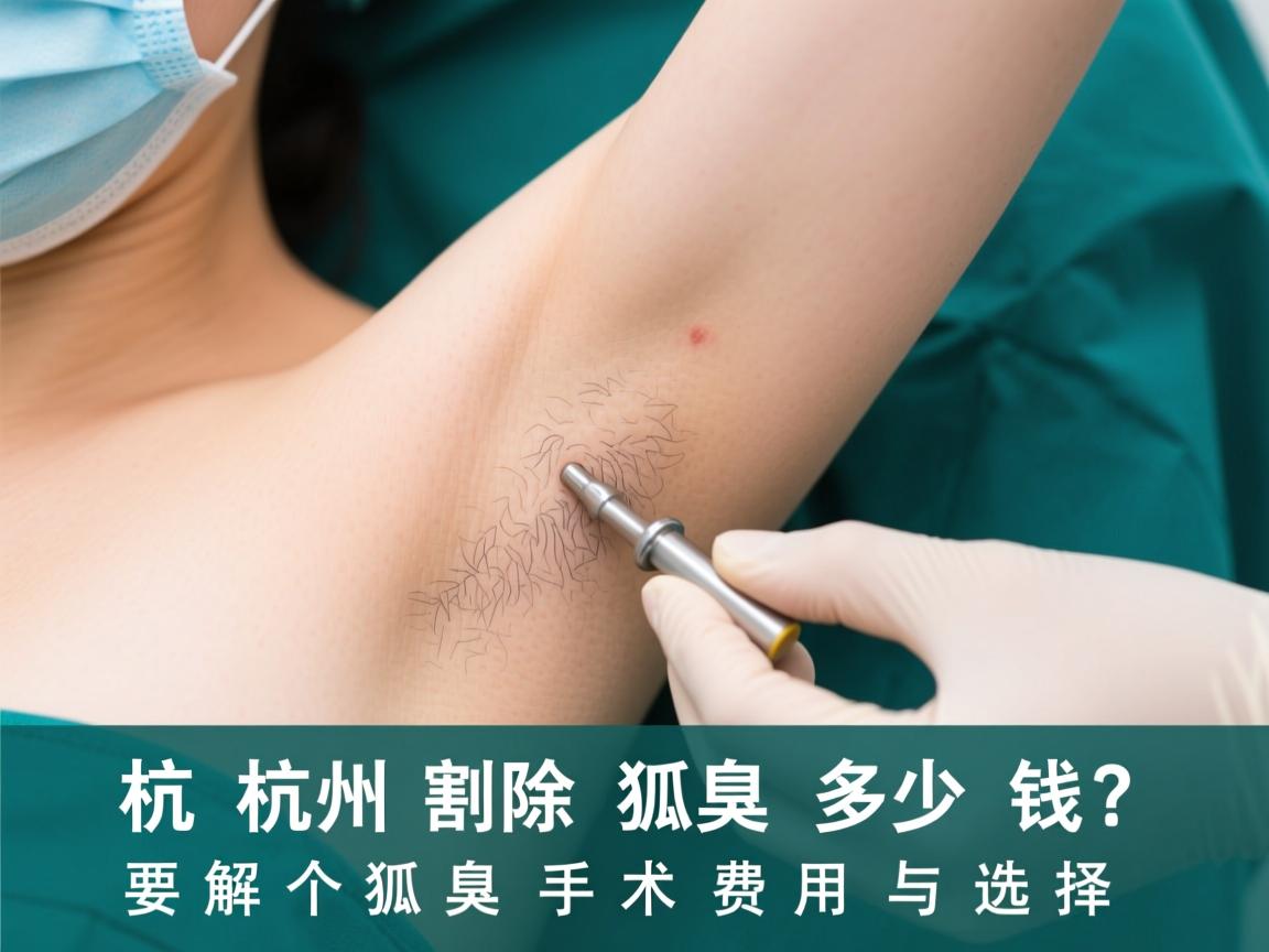 杭州割除狐臭多少钱?解析狐臭手术费用与选择 杭州割除狐臭多少钱?解析狐臭手术费用与选择