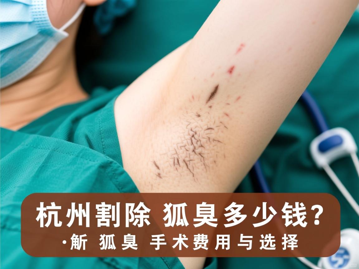 杭州割除狐臭多少钱?解析狐臭手术费用与选择 杭州割除狐臭多少钱?解析狐臭手术费用与选择