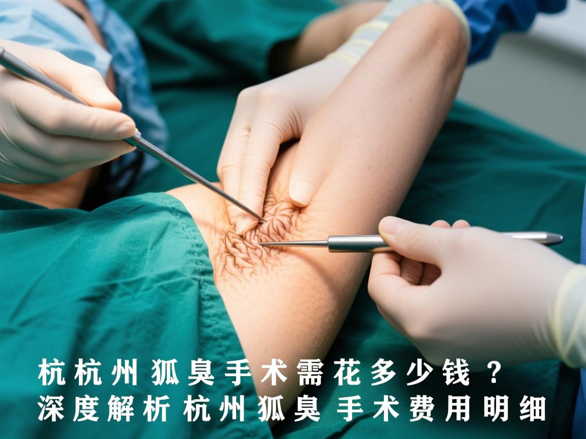 杭州狐臭手术需花多少钱？深度解析杭州狐臭手术费用明细
