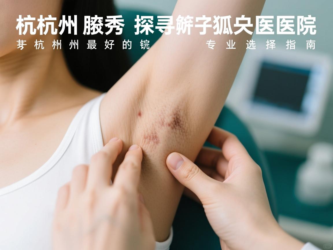 杭州腋秀解析，探寻杭州最好的狐臭医院，专业选择指南