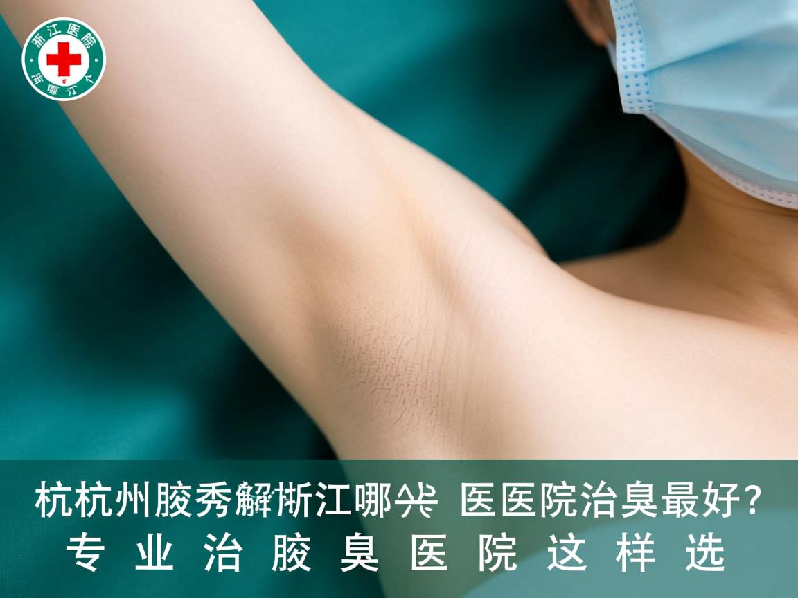 杭州腋秀解析，浙江哪个医院治腋臭最好？专业治腋臭医院这样选