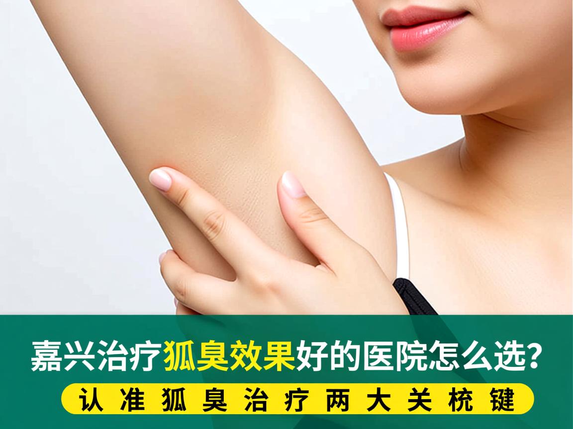 嘉兴治疗狐臭效果好的医院怎么选？认准狐臭治疗两大关键