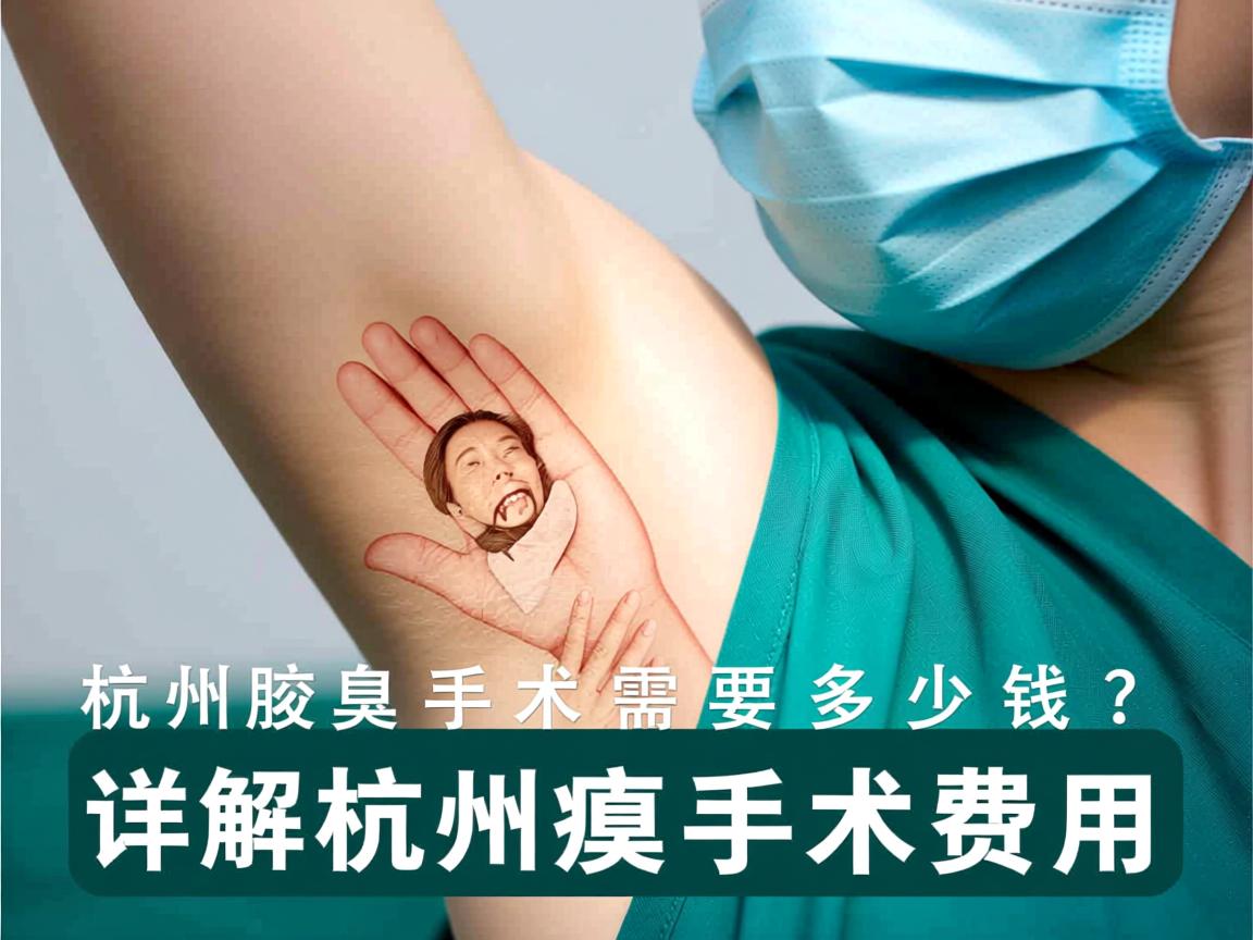 杭州腋臭手术需要多少钱？详解杭州腋臭手术费用