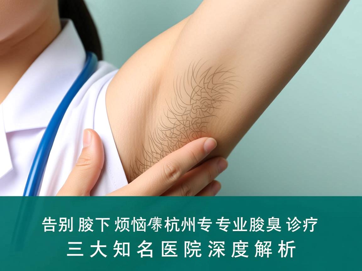 告别腋下烦恼，杭州专业腋臭诊疗，三大知名医院深度解析