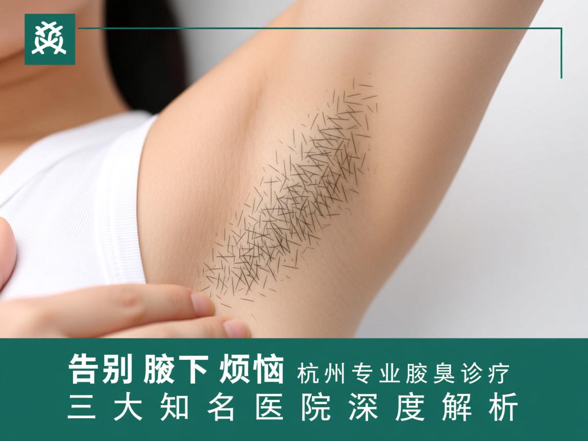 告别腋下烦恼，杭州专业腋臭诊疗，三大知名医院深度解析