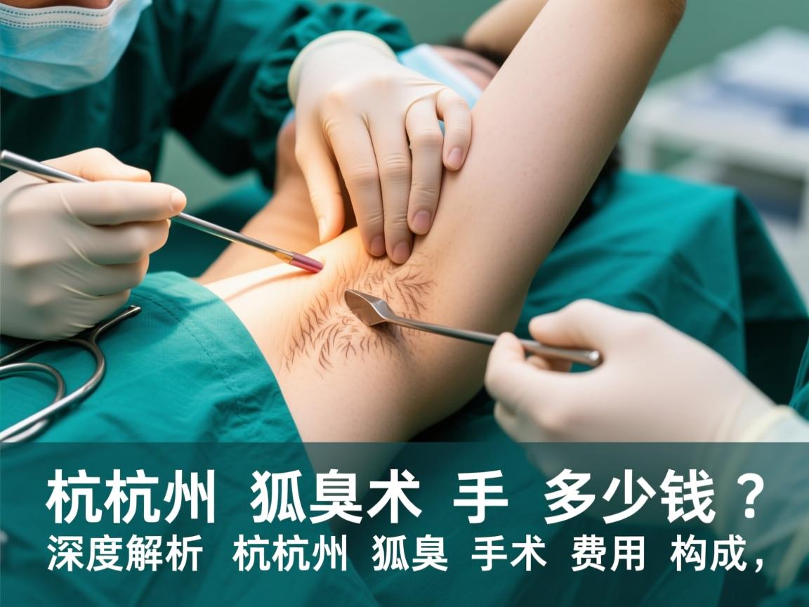 杭州狐臭手术多少钱？深度解析杭州狐臭手术费用构成