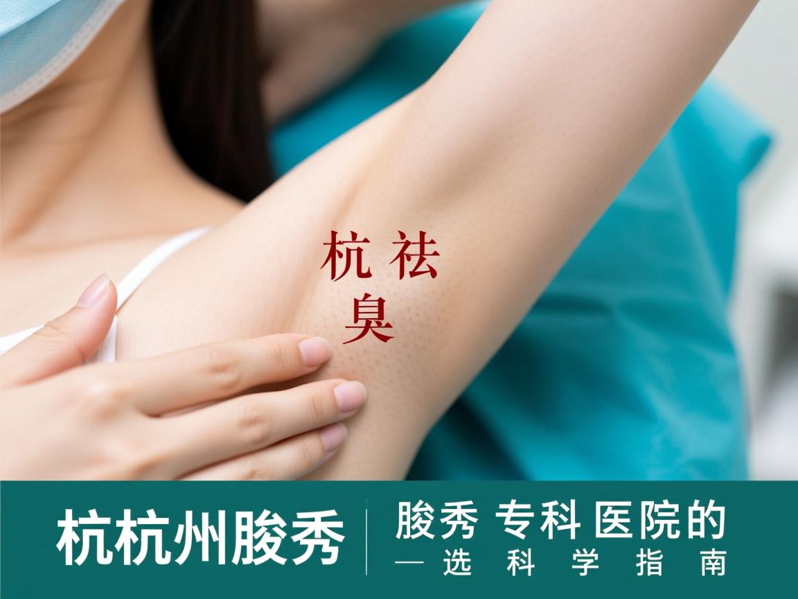 杭州腋秀解析，专业祛腋臭，选择杭州腋秀专科医院的科学指南