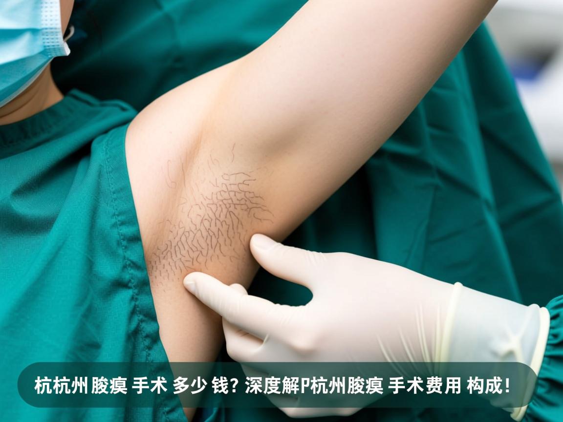 杭州腋臭手术多少钱？深度解析杭州腋臭手术费用构成