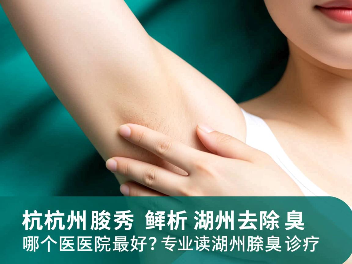 杭州腋秀解析，湖州去除腋臭哪个医院最好？专业解读湖州腋臭诊疗