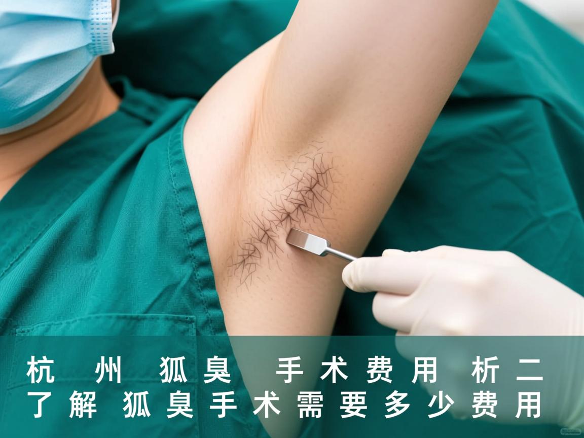 杭州狐臭手术费用解析，了解狐臭手术需要多少费用