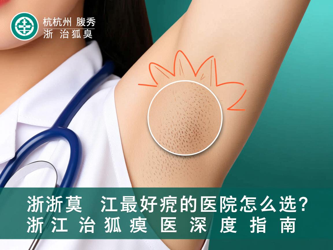 杭州腋秀解析，治狐臭浙江最好的医院怎么选？浙江治狐臭医院深度指南