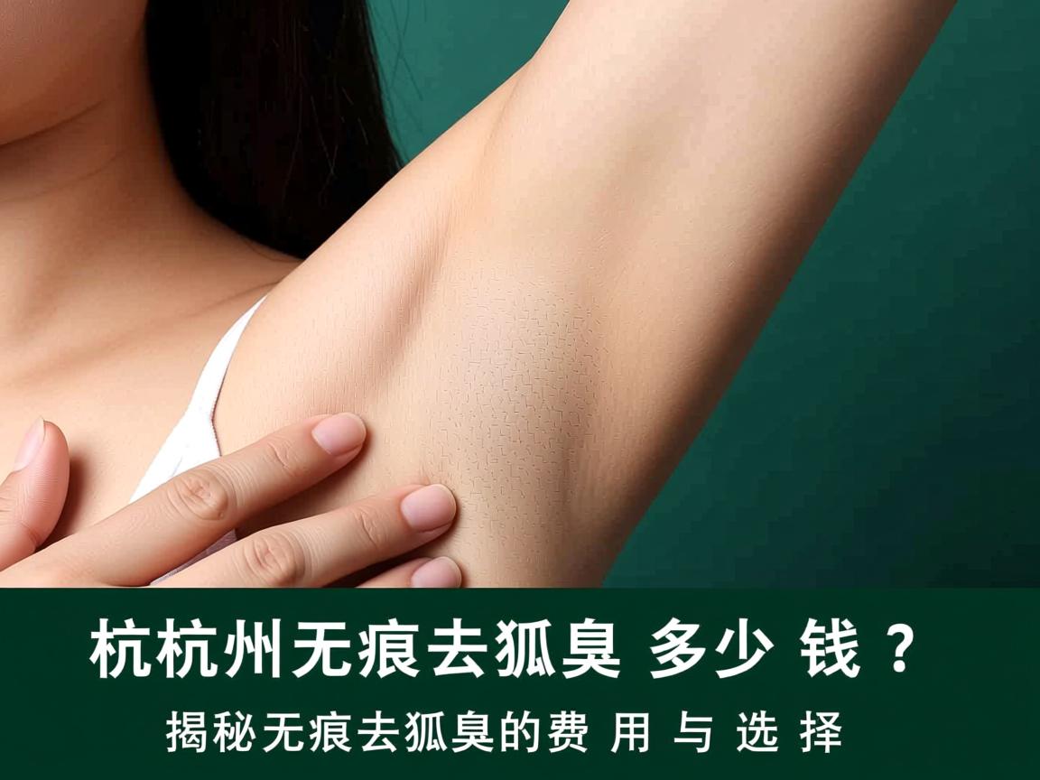 杭州无痕去狐臭多少钱？揭秘无痕去狐臭的费用与选择