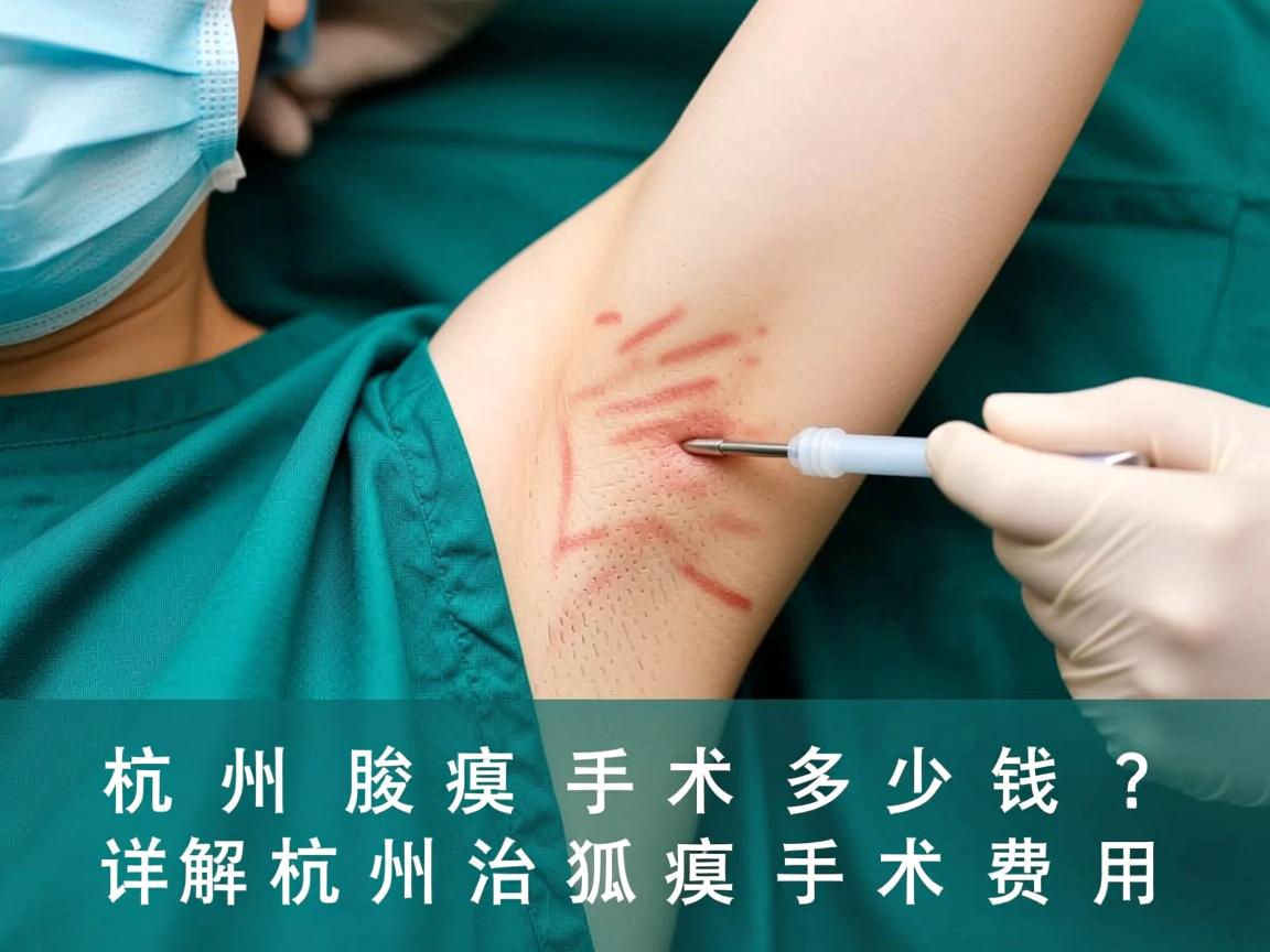 杭州腋臭手术多少钱？详解杭州治狐臭手术费用