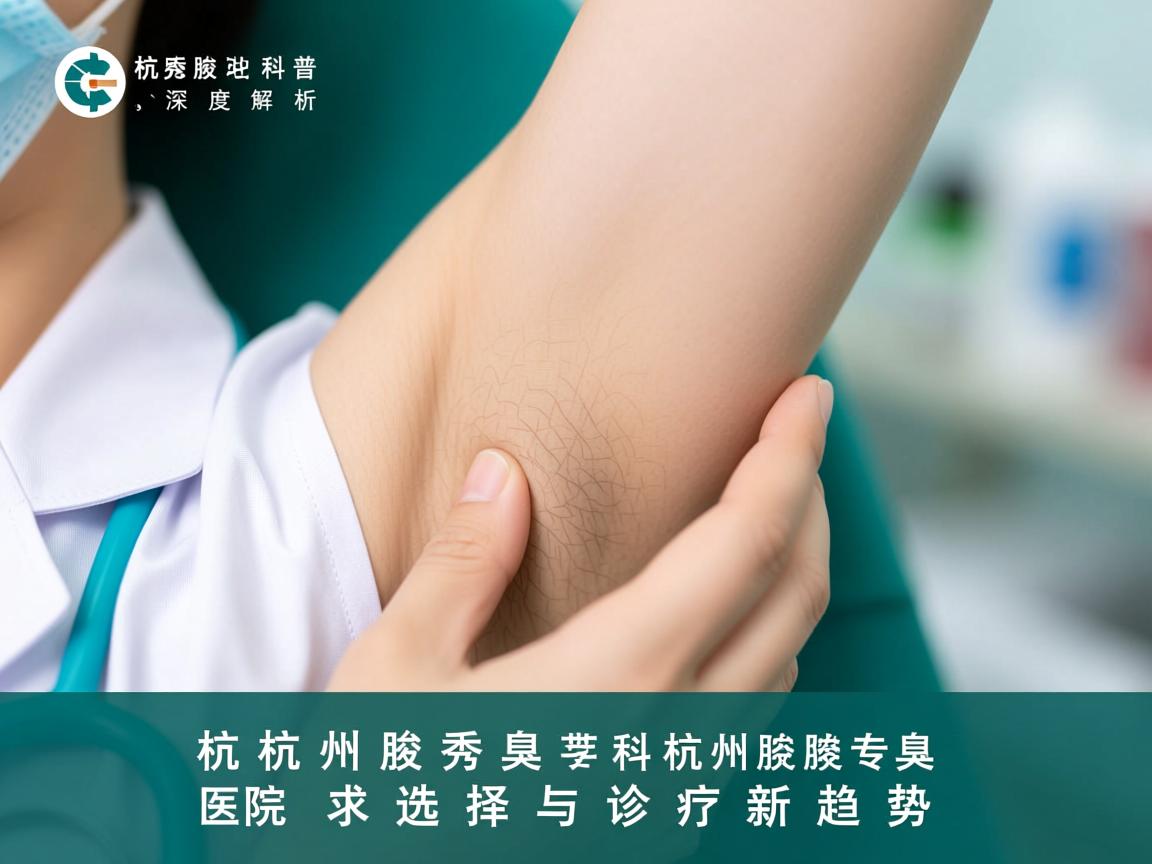 杭州腋秀科普，深度解析杭州腋臭专科医院的选择与诊疗新趋势