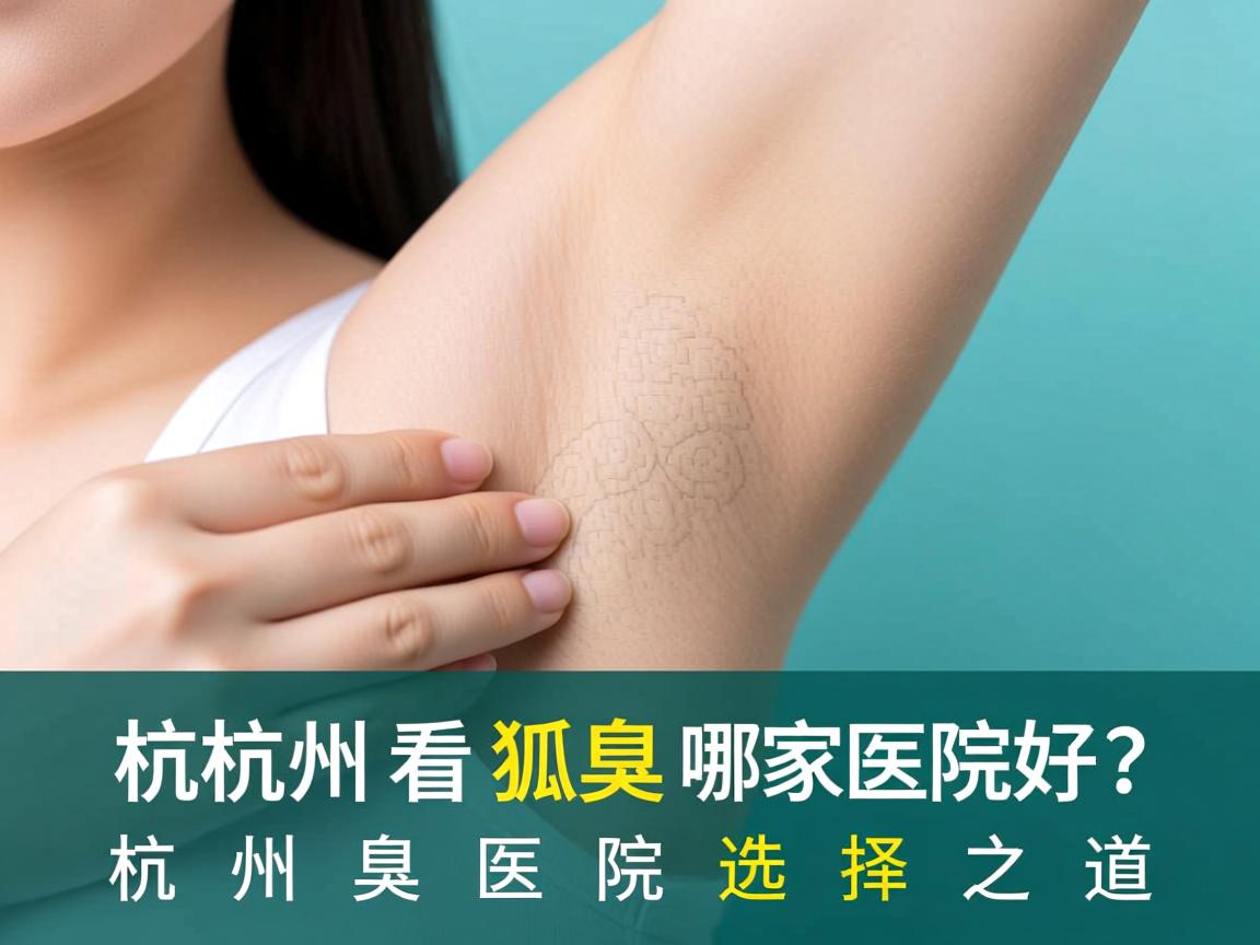 杭州看狐臭哪家医院好？专业解析杭州狐臭医院选择之道
