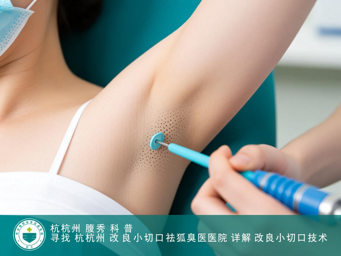 杭州腋秀科普，寻找杭州改良小切口祛狐臭医院，详解改良小切口技术