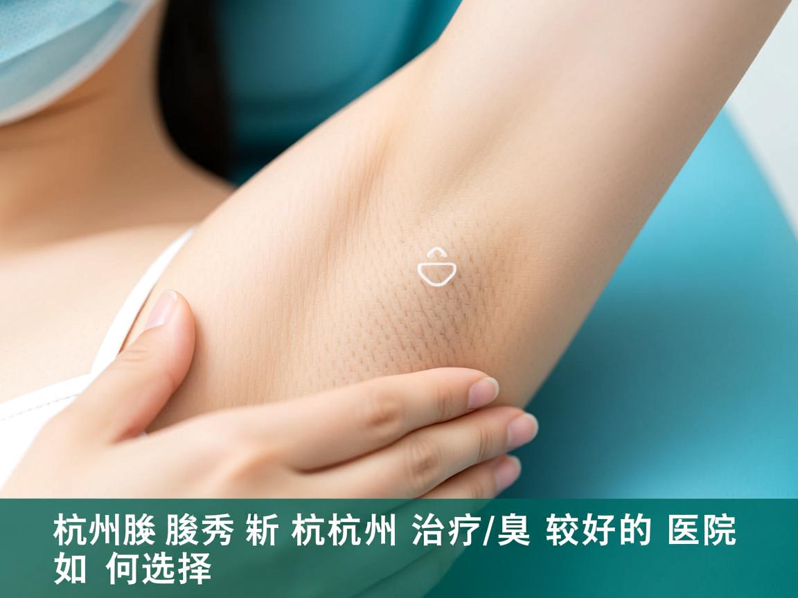 杭州腋秀解析，杭州治疗腋臭较好的医院如何选择