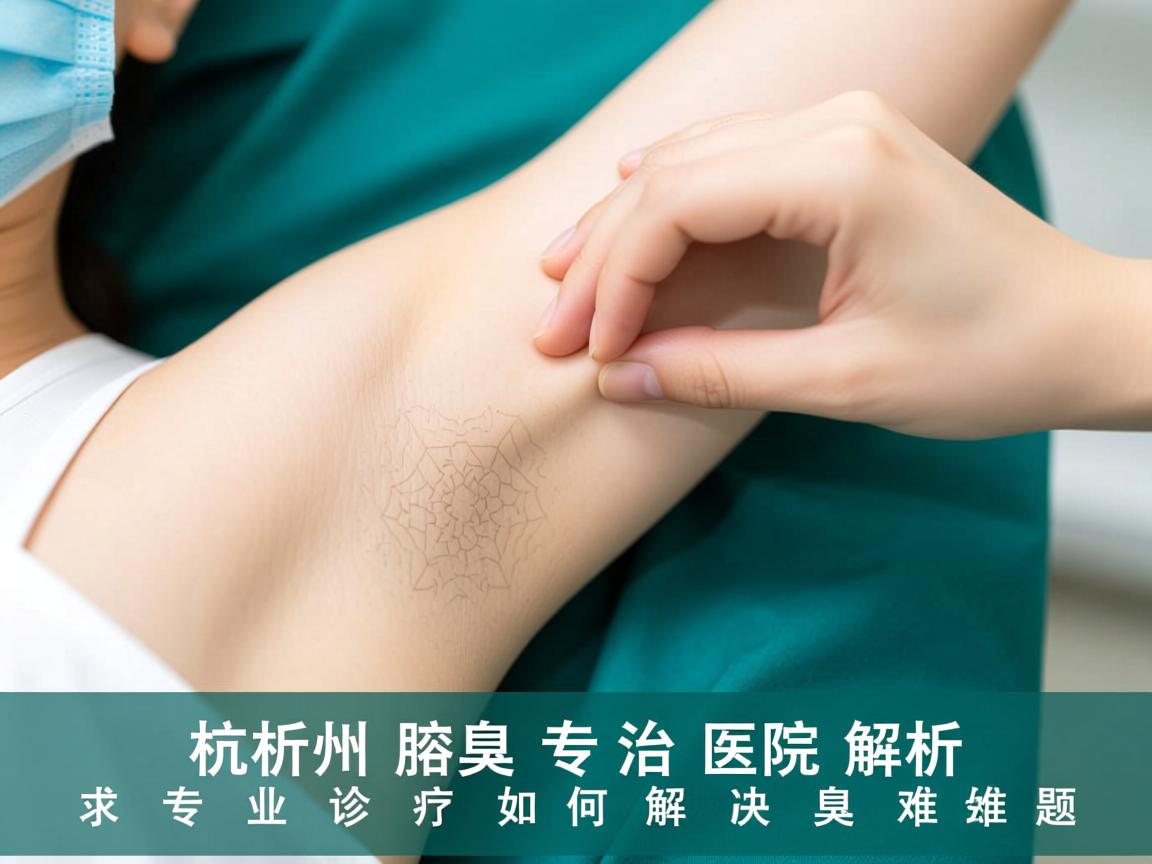 杭州腋臭专治医院解析，专业诊疗如何解决腋臭难题