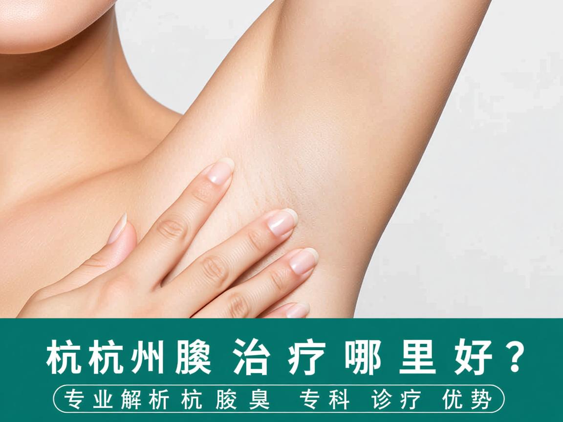 杭州腋臭治疗哪里好？专业解析杭州腋臭专科诊疗优势