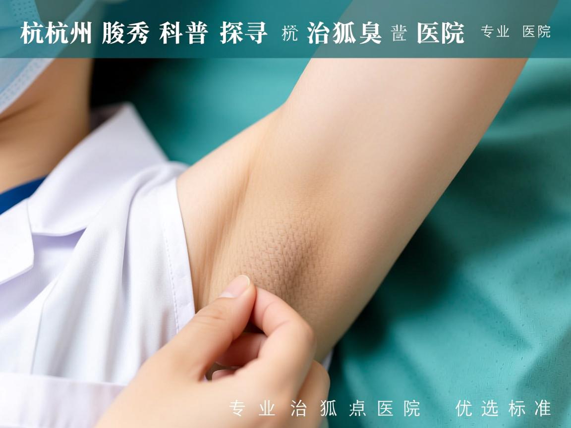 杭州腋秀科普，探寻杭州专业治狐臭医院，解析专业治狐臭医院的优选标准