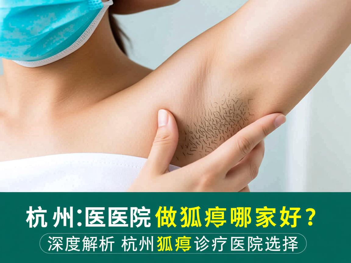 杭州医院做狐臭哪家好？深度解析杭州狐臭诊疗医院选择