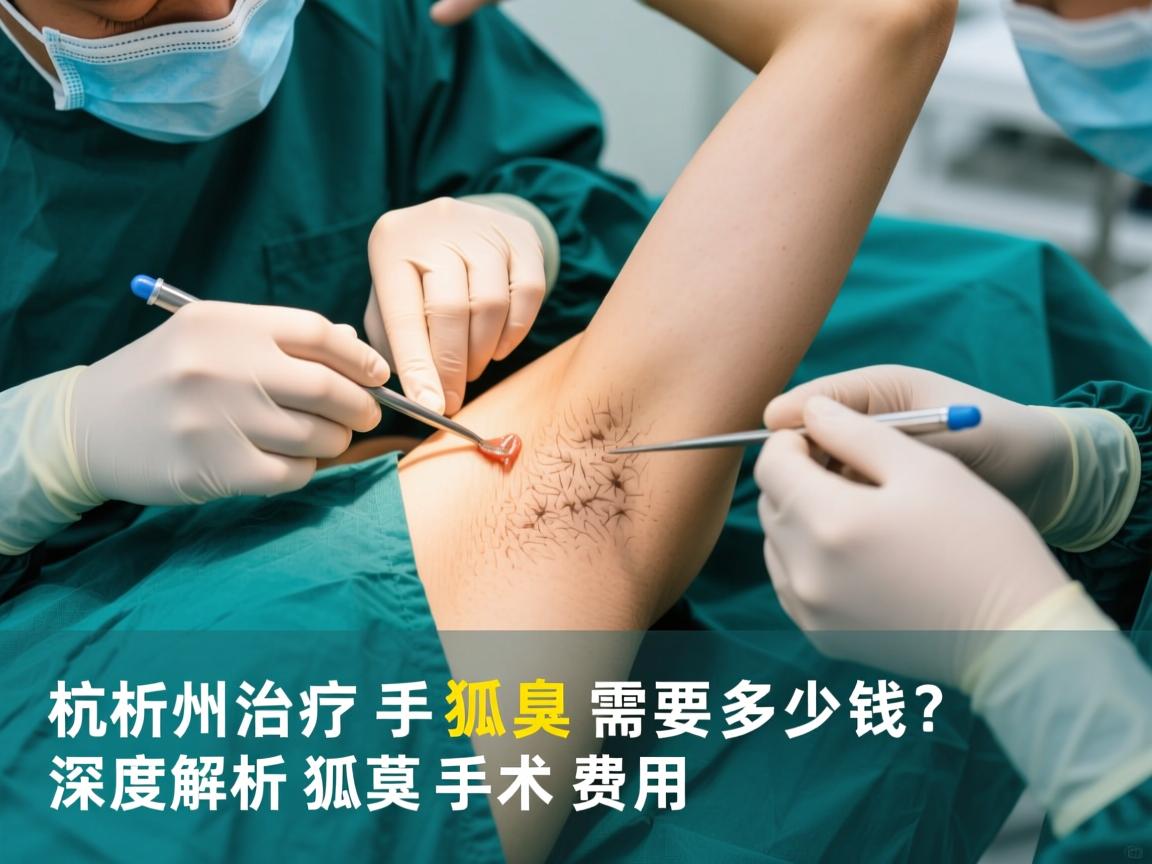 杭州治疗狐臭手术需要多少钱？深度解析狐臭手术费用