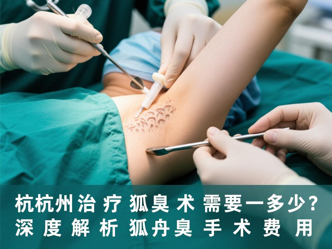 杭州治疗狐臭手术需要多少钱？深度解析狐臭手术费用