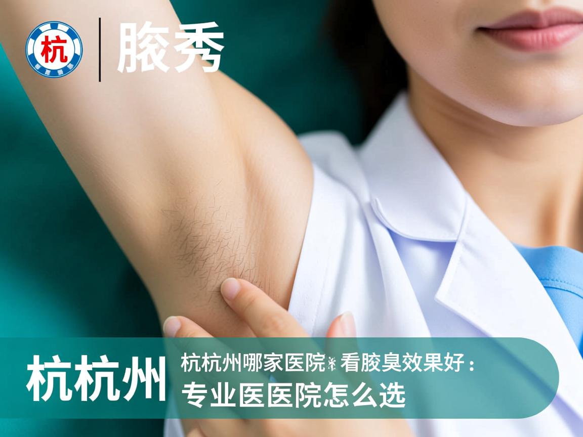 杭州腋秀解析，杭州哪家医院看腋臭效果好，专业医院怎么选