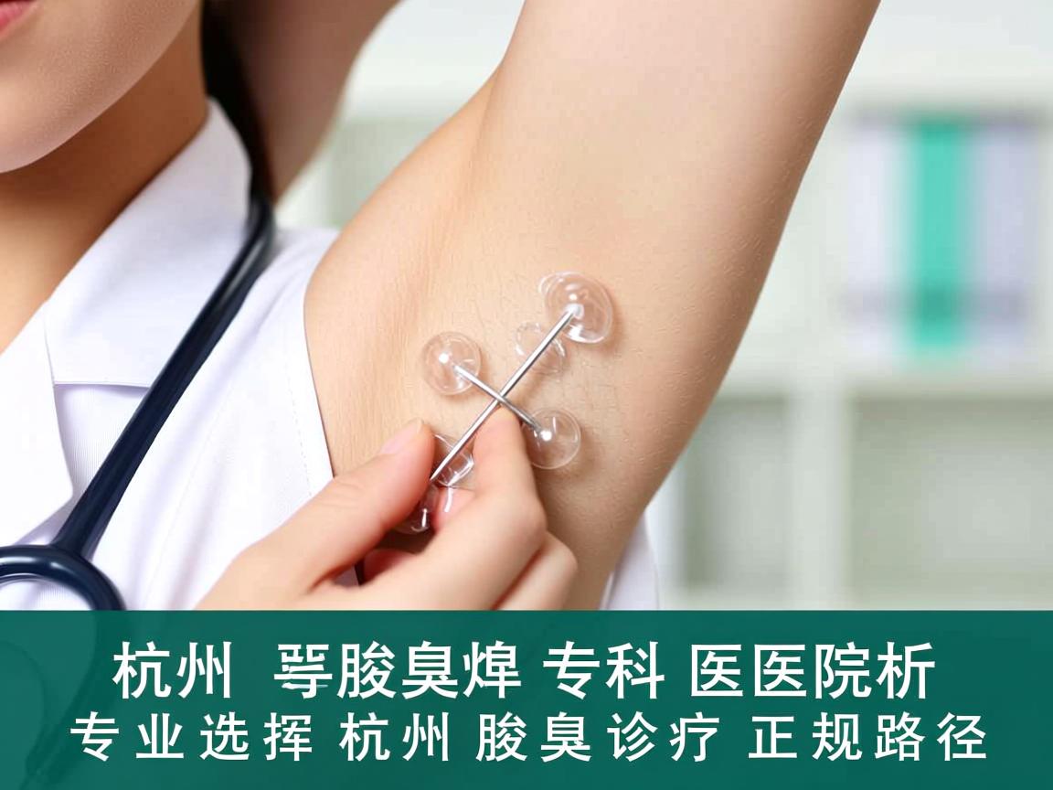 杭州腋臭专科医院解析，专业选择杭州腋臭诊疗的正规路径