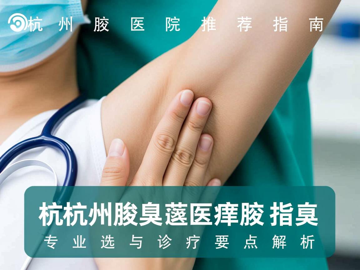 杭州腋臭医院推荐指南，专业选择与腋臭诊疗要点解析