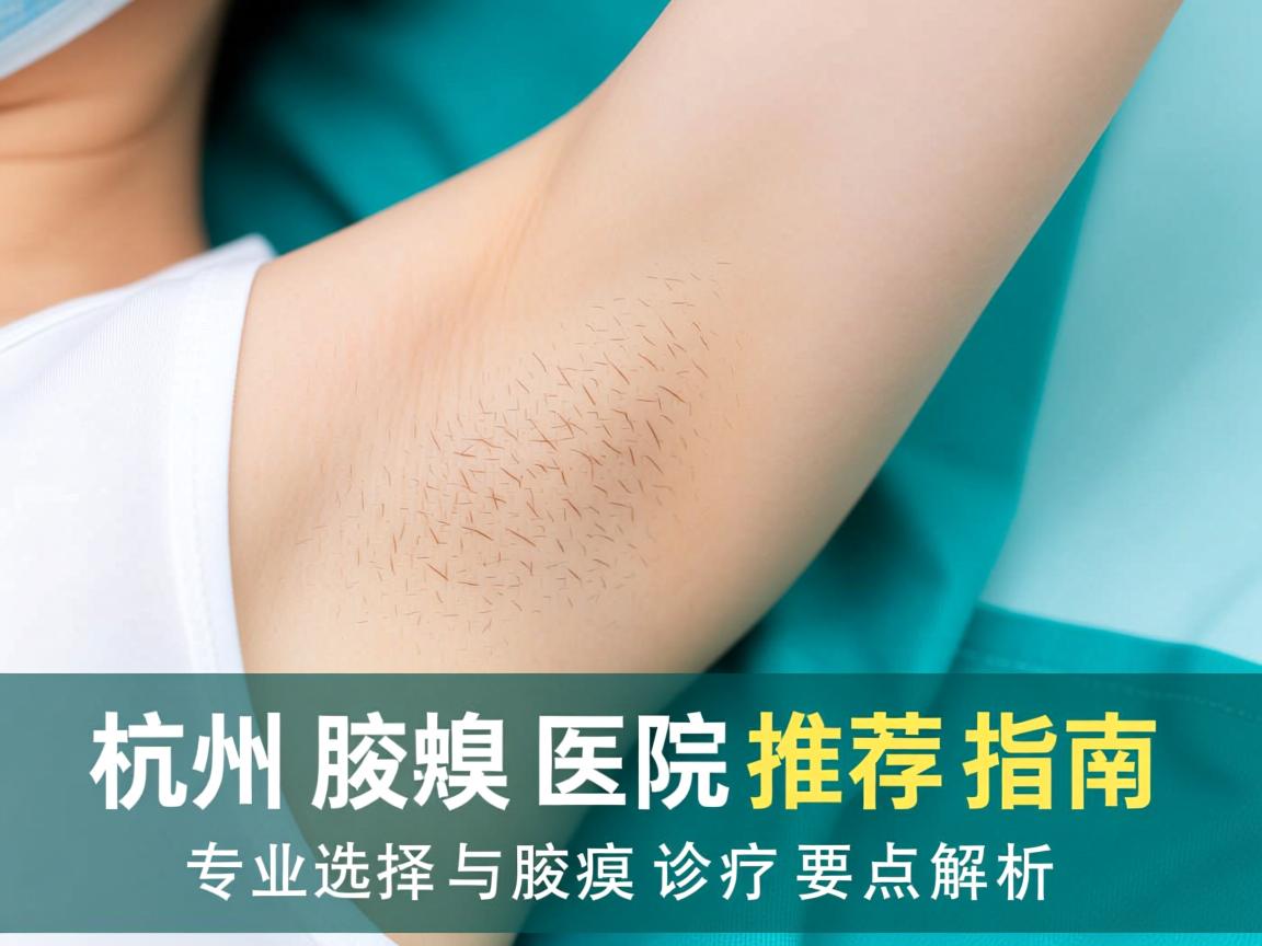 杭州腋臭医院推荐指南，专业选择与腋臭诊疗要点解析