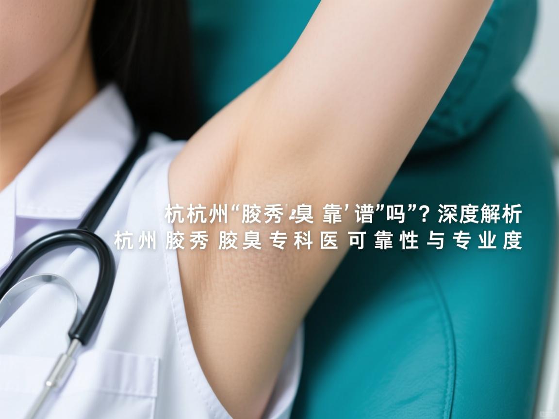 杭州腋秀腋臭靠谱吗？深度解析杭州腋秀腋臭专科的可靠性与专业度
