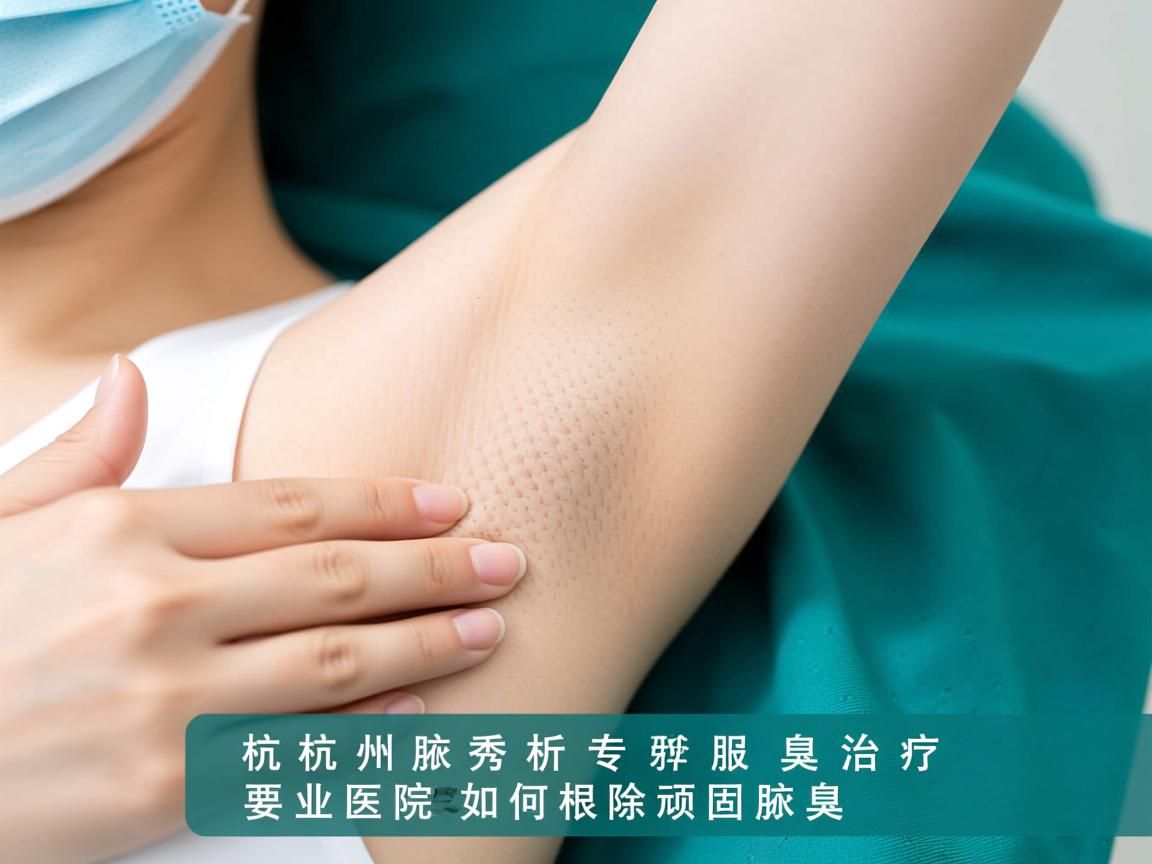 杭州腋秀解析腋臭治疗，专业医院如何根除顽固腋臭