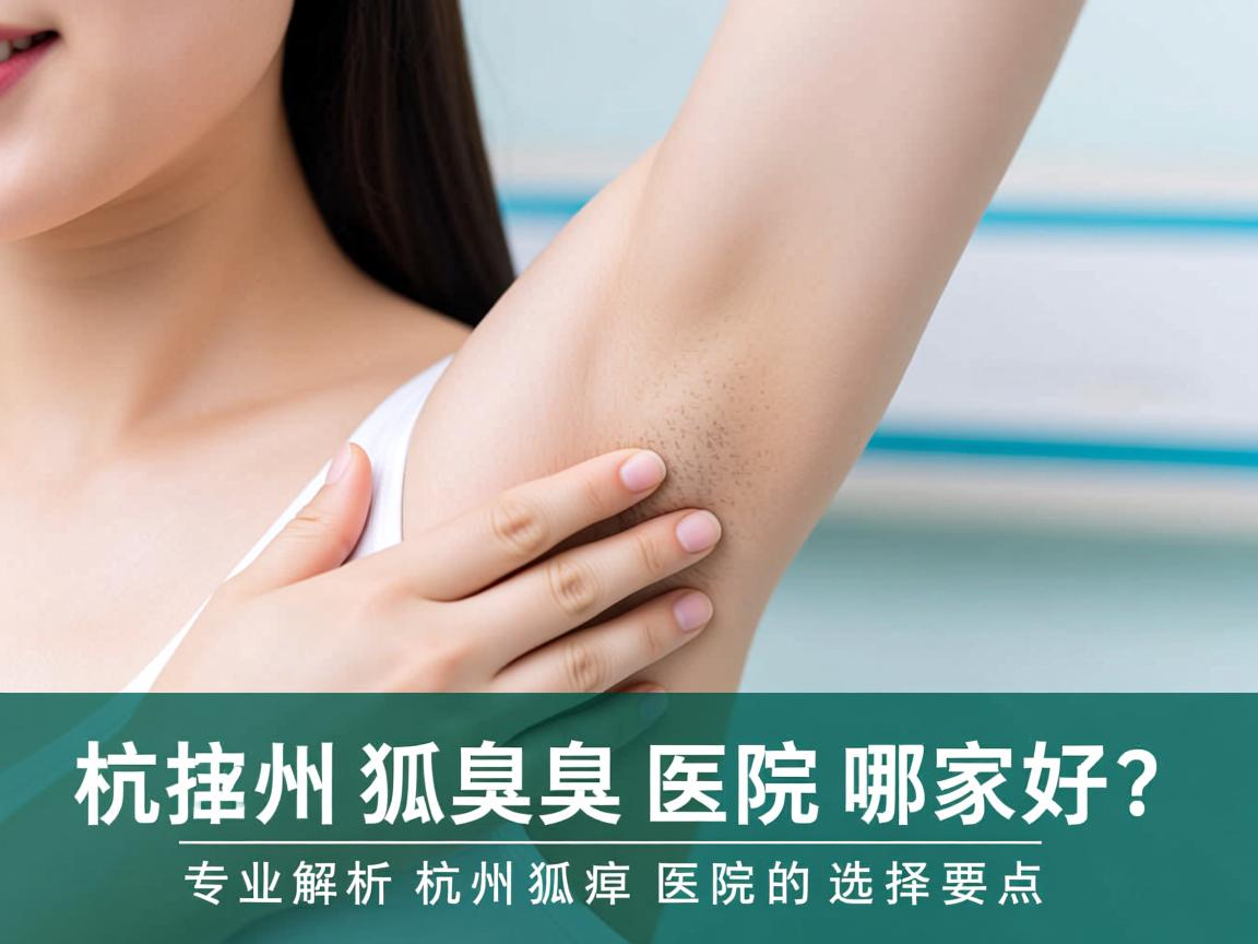 杭州狐臭医院哪家好？专业解析杭州狐臭医院的选择要点