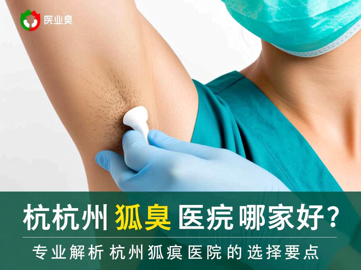 杭州狐臭医院哪家好？专业解析杭州狐臭医院的选择要点