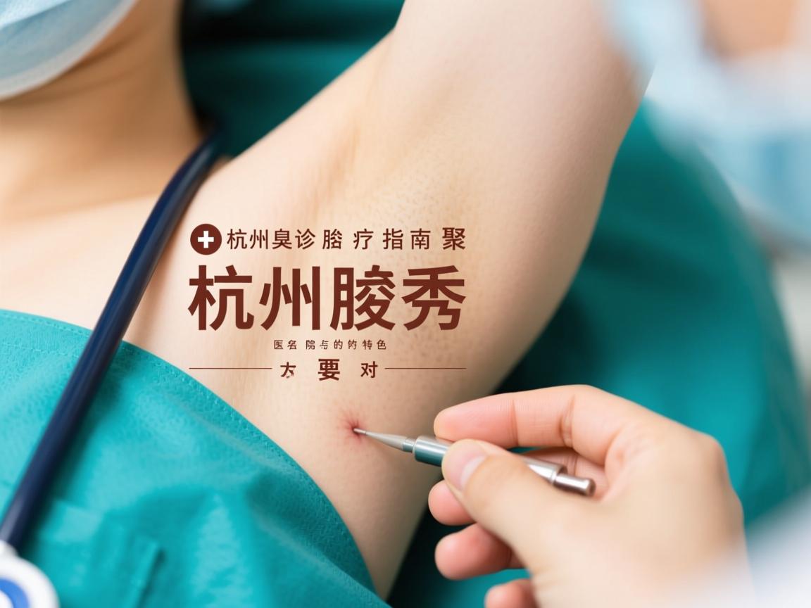 杭州腋臭诊疗指南，聚焦杭州腋秀专科与知名医院的特色对比