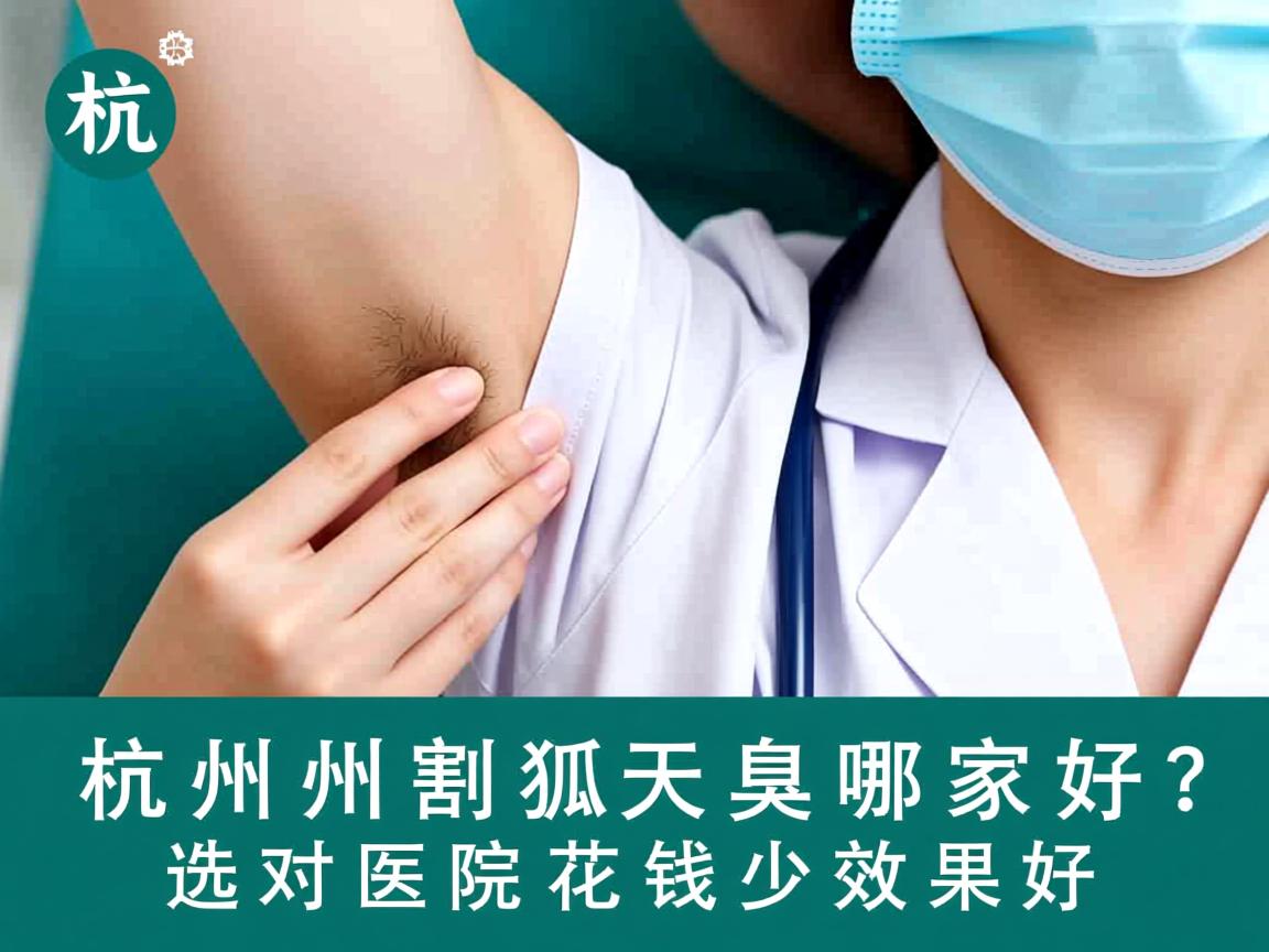杭州割狐臭哪家好？选对医院花钱少效果好
