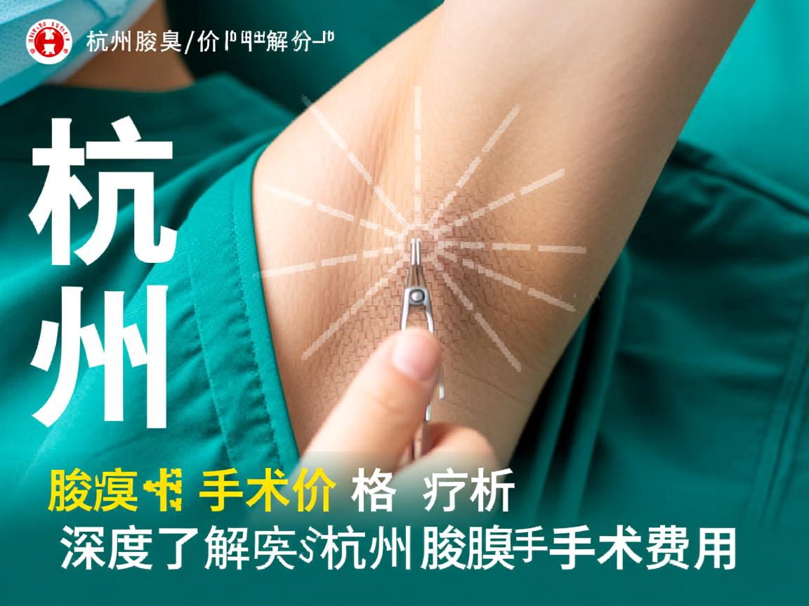 杭州腋臭手术价格解析，深度了解杭州腋臭手术费用