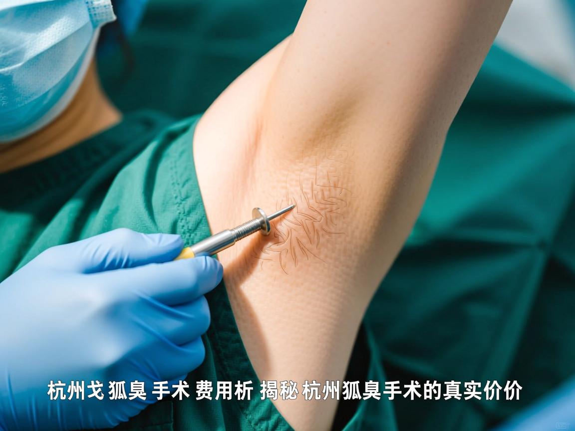 杭州狐臭手术费用解析，揭秘杭州狐臭手术的真实价格