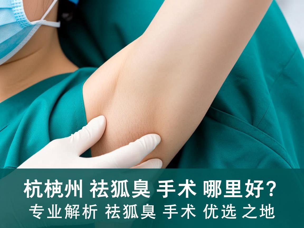 杭州祛狐臭手术哪里好？专业解析祛狐臭手术的优选之地